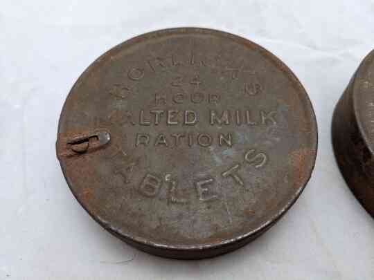 item thumbnail for WWI Era Horlick's Malted Milk Ration Tablets (x2)