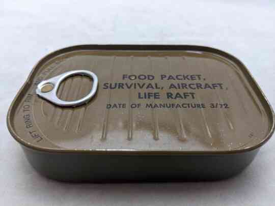 item thumbnail for Food Packet Survial, Aircraft Life Raft (Sealed)