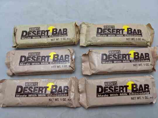 item thumbnail for Hersheys Desert Bars x6 - 4 Darker, 2 Faded