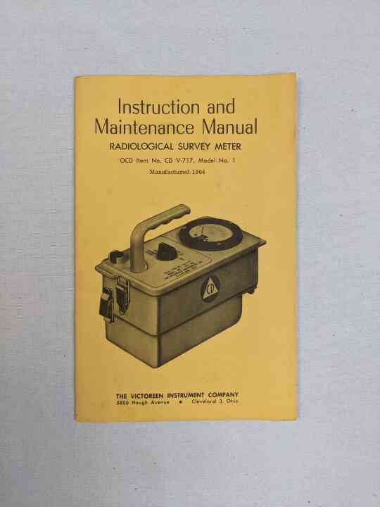 item thumbnail for CDV 717 Manual