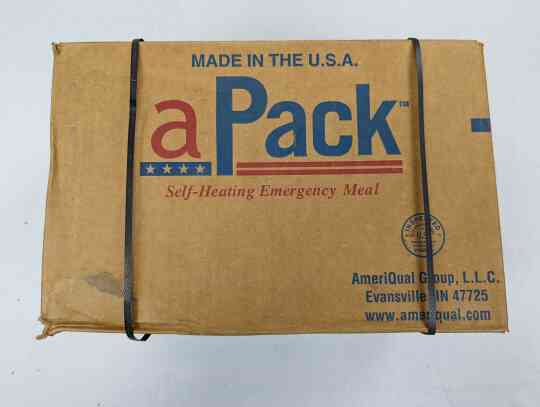 item thumbnail for A Pack Self Heating Emergency Meal, Case - Empty