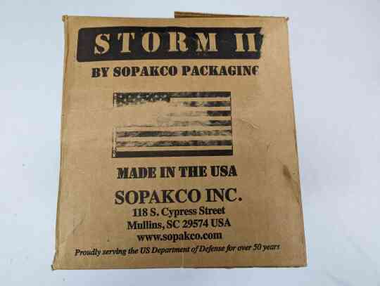 item thumbnail for Strategic Training Operational Ration Meals, STORM, Case - Empty