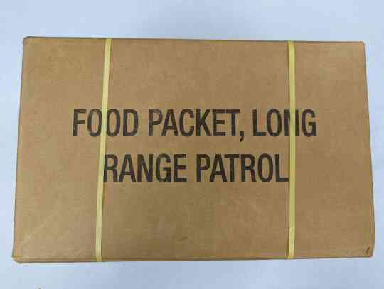 item thumbnail for Food Packet, Long Range Patrol, Case, 12 Meals - Empty