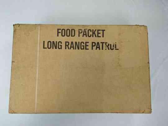 item thumbnail for Food Packet, Long Range Patrol, Case, 16 Meals - Empty