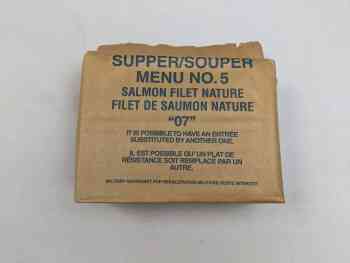 Canadian IMP Supper / Souper Menu 5 - Salmon Filet Nature Canadian IMP Supper / Souper Menu 5 - Salmon Filet Nature