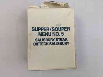 Canadian IMP Supper / Souper Menu 5 - Salisbury Steak Canadian IMP Supper / Souper Menu 5 - Salisbury Steak