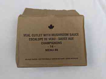 Canadian IMP Menu 8 - Veal Cutlet With Mushroom Sauce Canadian IMP Menu 8 - Veal Cutlet With Mushroom Sauce