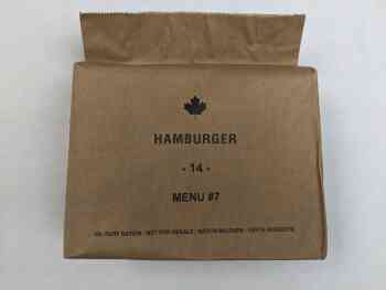Canadian IMP Menu 7 - Hamburger Canadian IMP Menu 7 - Hamburger