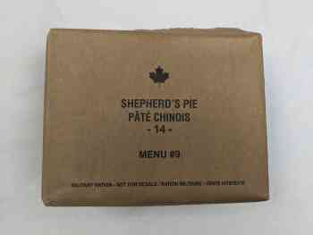 Canadian IMP Menu 9 - Shepards Pie Canadian IMP Menu 9 - Shepards Pie