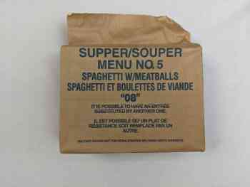 Canadian IMP Supper / Souper Menu 5 - Spaghetti With Meatballs Canadian IMP Supper / Souper Menu 5 - Spaghetti With Meatballs