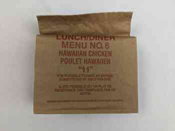 Canadian IMP Lunch / Dîner Menu 6 - Hawaiian Chicken Canadian IMP Lunch / Dîner Menu 6 - Hawaiian Chicken