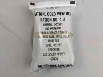 Ration, Cold Weather 24HR - Menu 4 A/B - Chicken Ala King Ration, Cold Weather 24HR - Menu 4 A/B - Chicken Ala King