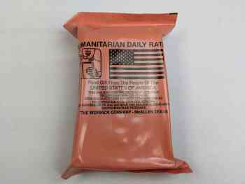 Humanitarian Daily Ration 24HR Salmon Bag Menu 1 Humanitarian Daily Ration 24HR Salmon Bag Menu 1