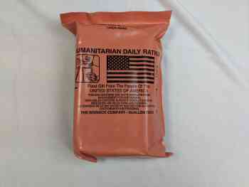 Humanitarian Daily Ration 24HR Salmon Bag Menu 1 Humanitarian Daily Ration 24HR Salmon Bag Menu 1