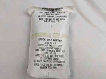 Open Ration, Cold Weather 24HR - Menu 4 B - Chicken A La King Open Ration, Cold Weather 24HR - Menu 4 B - Chicken A La King