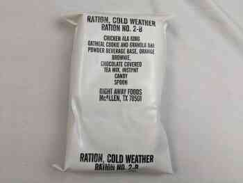 Ration, Cold Weather 24HR - Menu 2 B - Chicken Ala King Ration, Cold Weather 24HR - Menu 2 B - Chicken Ala King