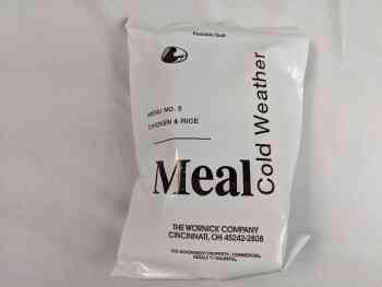 Meal Cold Weather Menu 5 - Chicken And Rice Meal Cold Weather Menu 5 - Chicken And Rice
