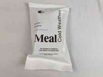 Meal Cold Weather Menu 7 - Beef Stew Meal Cold Weather Menu 7 - Beef Stew