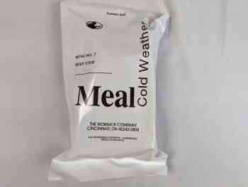 Meal Cold Weather Menu 7 - Beef Stew Meal Cold Weather Menu 7 - Beef Stew
