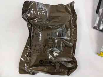 South Korean Freeze Dried Ration South Korean Freeze Dried Ration