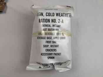 Ration, Cold Weather 24HR - Menu 2 A/B - Beef Stew Ration, Cold Weather 24HR - Menu 2 A/B - Beef Stew