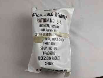 Ration, Cold Weather 24HR - Menu 3 A/B - Chili With Beans Ration, Cold Weather 24HR - Menu 3 A/B - Chili With Beans