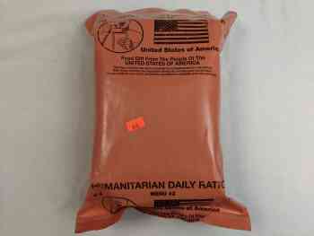 Humanitarian Daily Ration 24HR Salmon Bag - Menu 2 Humanitarian Daily Ration 24HR Salmon Bag - Menu 2