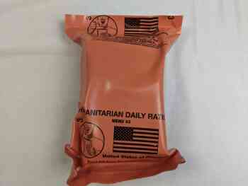 Humanitarian Daily Ration 24HR Salmon Bag - Menu 3 Humanitarian Daily Ration 24HR Salmon Bag - Menu 3
