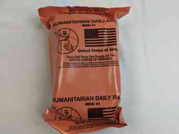 Humanitarian Daily Ration 24HR Salmon Bag - Menu 3 Humanitarian Daily Ration 24HR Salmon Bag - Menu 3