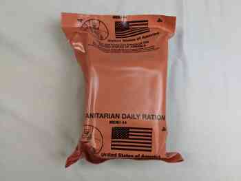 Humanitarian Daily Ration 24HR Salmon Bag - Menu 4 Humanitarian Daily Ration 24HR Salmon Bag - Menu 4