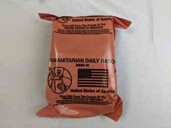 Humanitarian Daily Ration 24HR Salmon Bag - Menu 5 Humanitarian Daily Ration 24HR Salmon Bag - Menu 5