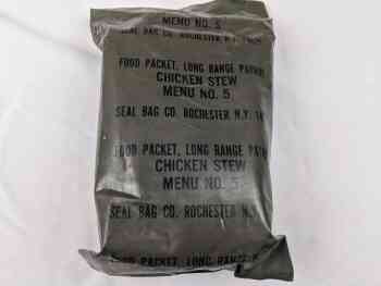 Food Packet, Long Range Patrol Menu 5 - Chicken Stew Food Packet, Long Range Patrol Menu 5 - Chicken Stew