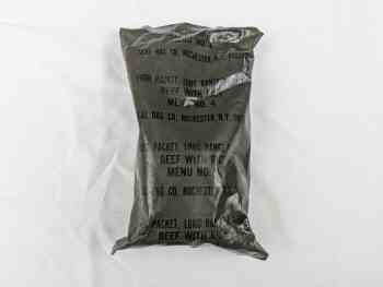 Green Bag Food Packet, Long Range Patrol Menu 4 - Beef With Rice Green Bag Food Packet, Long Range Patrol Menu 4 - Beef With Rice