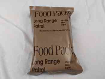 Food Packet, Long Range Patrol Menu 2 - Beef Stew Food Packet, Long Range Patrol Menu 2 - Beef Stew