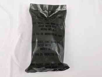 Green Bag Food Packet, Long Range Patrol Menu 4 Green Bag Food Packet, Long Range Patrol Menu 4