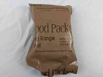 Food Packet, Long Range Patrol Menu 5 - Lasagna With Meat Food Packet, Long Range Patrol Menu 5 - Lasagna With Meat