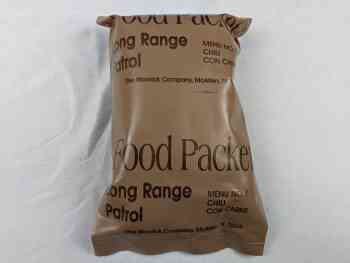 Food Packet, Long Range Patrol Menu 7 - Chili Con Carne Food Packet, Long Range Patrol Menu 7 - Chili Con Carne