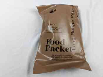 Food Packet, Long Range Patrol Menu 2 - Beef Stroganoff With Noodles Food Packet, Long Range Patrol Menu 2 - Beef Stroganoff With Noodles