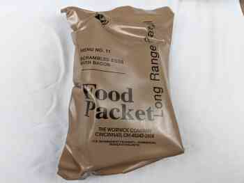 Food Packet, Long Range Patrol Menu 11 - Scrambled Eggs With Bacon Food Packet, Long Range Patrol Menu 11 - Scrambled Eggs With Bacon
