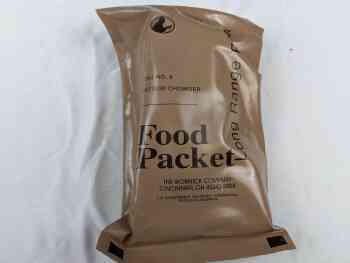 Food Packet, Long Range Patrol Menu 6 - Seafood Chowder Food Packet, Long Range Patrol Menu 6 - Seafood Chowder