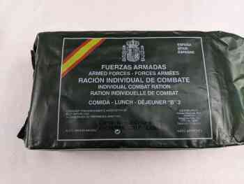 Open Spanish Armed Forces Ration Lunch B3 Open Spanish Armed Forces Ration Lunch B3