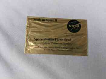 Seeds In Space - Flown STS-86 Tomato Seeds Seeds In Space - Flown STS-86 Tomato Seeds