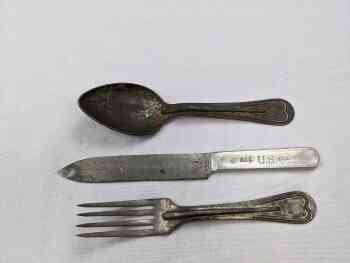 Mess Kit Cutlery Set - World War 1 Mess Kit Cutlery Set - World War 1