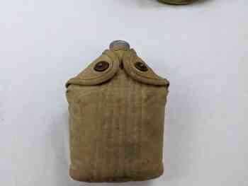 Canteen With Pouch and Cup - World War 1 Canteen With Pouch and Cup - World War 1