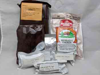 Longlife Ration Packet (LLRP) - Menu 3 - Chicken Noodle (Opened) Longlife Ration Packet (LLRP) - Menu 3 - Chicken Noodle (Opened)