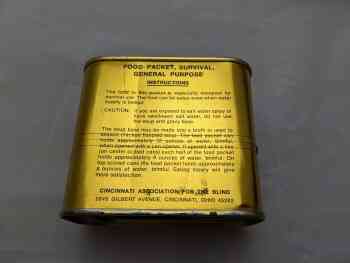 Food Packet, Survival, General Purpose (Gold) Food Packet, Survival, General Purpose (Gold)