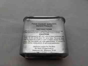 Food Packet, Survival, General Purpose (Silver) - 1992 Food Packet, Survival, General Purpose (Silver) - 1992