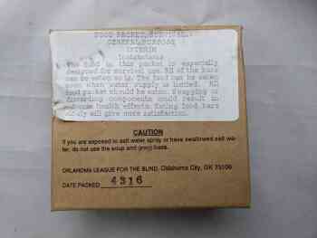 Food Packet, Survival, General Purpose, Interim - 1994 Food Packet, Survival, General Purpose, Interim - 1994