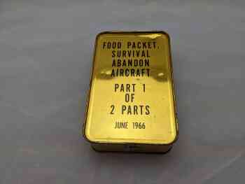Food Packet, Survival, Abandon Aircraft Part 1 of 2 Parts Food Packet, Survival, Abandon Aircraft Part 1 of 2 Parts