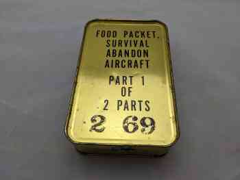 Food Packet, Survival, Abandon Aircraft Part 1 of 2 Parts Food Packet, Survival, Abandon Aircraft Part 1 of 2 Parts